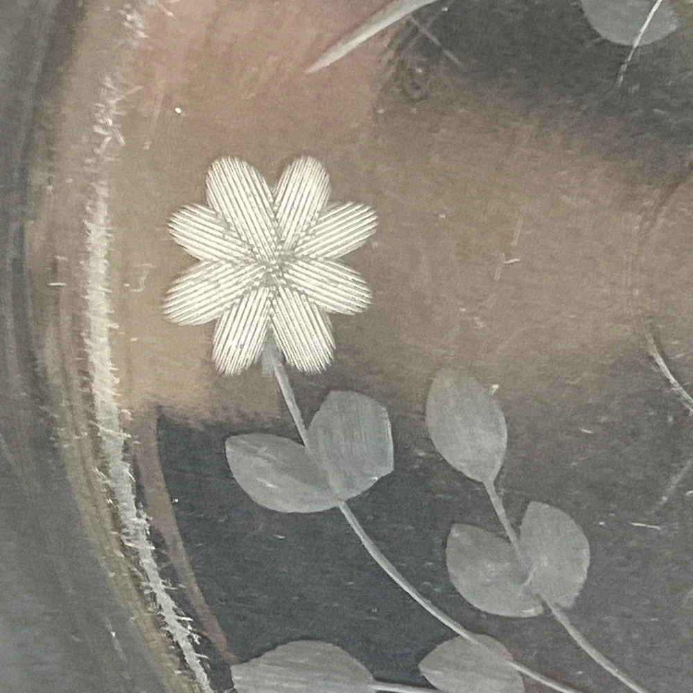 Vintage PYREX Clear Glass Flat Rimmed Pie/Tart Plate 6